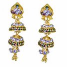Riyo Plain Gold Plated Plain Earring well-favored handmade jewelry sites GPEJHU-