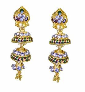Riyo Plain Gold Plated Plain Earring well-favored handmade jewelry sites GPEJHU-
