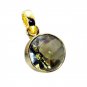 Riyogems Lemon Quartz Gold Plate Manufacturer Antique Pendant L 1.5in Gpplqu-460
