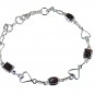Riyo Red 925 sterling silver Garnet Bracelet excellent handmade jewelry patterns