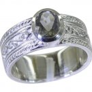 Riyo Green 925 sterling silver Green Amethyst Ring radiant discount jewelry stor