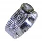 Riyo Green 925 sterling silver Green Amethyst Ring radiant discount jewelry stor