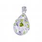 Riyo Peridot Wholesale Jewelry Silver Fleur De Lis Pendant L 1.5in Spper-58066