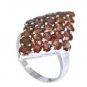 Riyo Garnet 0.925 Solid Sterling Silver Sports Ring Jewelry Sz 7.5 Srgar7.5-2608