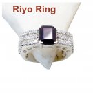 Riyo Garnet Chunky Silver Jewellery Wedding Ring Jewelry Sz 7 Srgar7-26145
