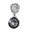Riyo Green Amethyst Childrens Silver Jewelry Lariat Pendant L 1.5in Spgam-28016