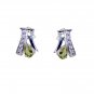 Riyo Peridot Silver And Stones Jewelry Exclusive Earring L 0.3in Seper-58065