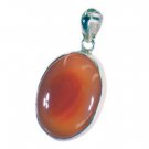 Riyo Red Onyx Silver Jewellery Online Taxco Silver Pendants L 1.5in Spron-66005