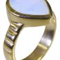 Riyo Purple Gold Plated Fire Opal CZ Ring prettyish handmade designer jewellery
