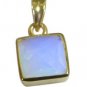 Riyo Purple Gold Plated Fire Opal CZ Pendant dainty treasures jewelry store GPPF