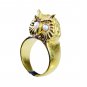 Riyo Gemstone 18kt Gold Plated Bat Ring Gprbat60-130006