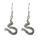 Riyo CZ925 Solid Sterling Silver Intricate Earring L 1.5in Sewhcz-110015