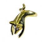 Riyo   Gemstone  18kt Gold Plated Mouse Ring Gprmouse60-240007