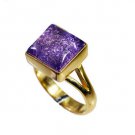 Riyo Sunstone 18ct Ygold Plate Rosary Ring Jewelry Sz 6 Gprsun6-78029