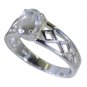 Riyo Green 925 sterling silver Green Amethyst Ring well-formed funky handmade je