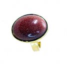 Sunstone 18-Kt Y Gold Plating Birthstones Ring