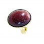 Sunstone 18-Kt Y Gold Plating Birthstones Ring