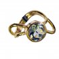 Green Amethyst 18c Gold Plating Wedding Bands