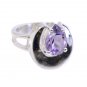 Riyo Amethyst Silver Jewelry Wholesale India Couple Ring Silver Sz 5.5 Srame5.5-