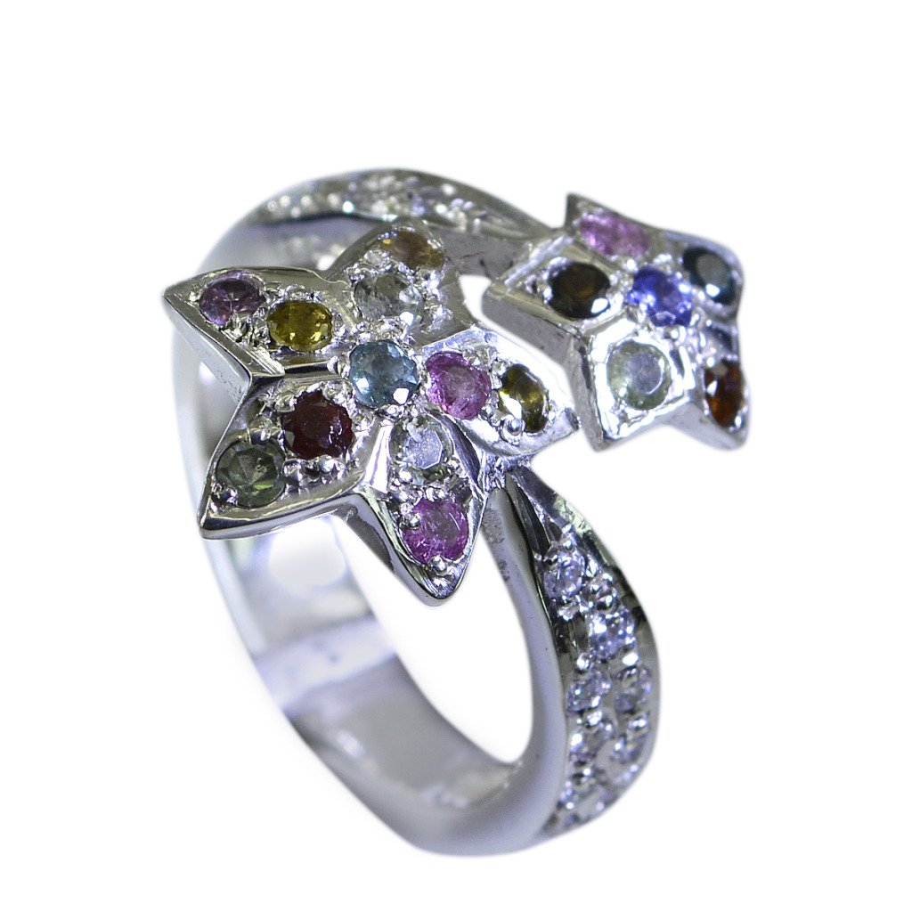 Riyo Tourmaline Essential Silver Jewellery Cocktail Ring Sz 7.5 Srtou7.5-84124