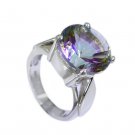 Riyo Mystic Quartz Silver Forest Jewelry Wholesale Chunky Silver Ring Sz 6.5 Srm