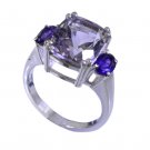 Riyo Amethyst Stamped Silver Jewelry Silver Ring Jewelry Sz 7 Srame7-2053