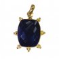 Riyogems Black Onyx Base Matel Interchangeable Pendants L 1.2in Gppbon-6028