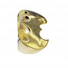 Riyo A Plain  18kt Gold Plated Bat Ring Gprbat60-130007