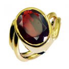 Riyo Ruby Cz Jewellery Gold Plated Birthstones Ring Sz 6 Gprrucz6-104023