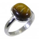 Riyo Brown 925 sterling silver Tiger Eye Ring attractive handmade ethnic jewelle