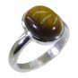 Riyo Brown 925 sterling silver Tiger Eye Ring attractive handmade ethnic jewelle