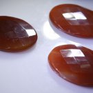Red onyx loose Stone 1 Pieces 27x35 ,27x36 ,28x38 mm Oval Red faceted Gemstone
