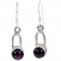 Riyo Garnet Silver Jewelry Home Sales Dangling Earring L 1.2in Segar-26020