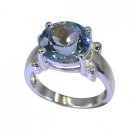 Riyo A Blue Topaz 925 Solid Sterling Silver High Performance Ring Srbto80-10110