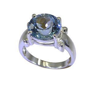 Riyo A Blue Topaz 925 Solid Sterling Silver High Performance Ring Srbto80-10110