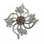 Riyo Red Garnet 925 Solid Sterling Silver Round Cut Pendant L 2in Spgar-26129