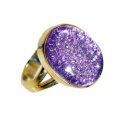 Sunstone 18kt Gold Plated Guard Ring