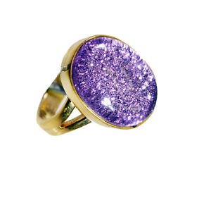 Sunstone 18kt Gold Plated Guard Ring