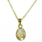 Riyo Multi Gold Plated Rutile Quartz CZ Pendant picturesque best handmade jewelr