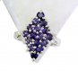 Riyo Amethyst 0.925 Solid Silver Wedding Bands Jewelry Sz 7 Srame7-2108