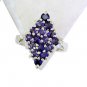 Riyo Amethyst 0.925 Solid Silver Wedding Bands Jewelry Sz 7 Srame7-2108
