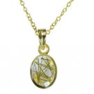 Riyo Multi Gold Plated Rutile Quartz CZ Pendant well-favoured buy handmade jewel