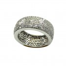 Riyo cubic zirconia925 Solid Sterling Silver Detailed Ring Srwhcz75-110026