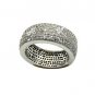 Riyo cubic zirconia925 Solid Sterling Silver Detailed Ring Srwhcz75-110026
