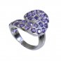 Riyo Amethyst Silver Sensations Jewelry Silver Dome Ring Sz 6.5 Srame6.5-2029