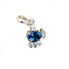 Riyo Blue Topaz Special Silver Jewellery Elephant Pendant L 0.7in Spbto-10026