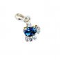 Riyo Blue Topaz Special Silver Jewellery Elephant Pendant L 0.7in Spbto-10026