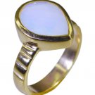 Riyo Purple Gold Plated Fire Opal CZ Ring pleasant handmade costume jewellery GP