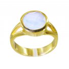 Riyo Purple Gold Plated Fire Opal CZ Ring sightly handmade jewellery designs GPR