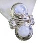 Riyo Rainbow Silver Wholesale Finger Armor Ring Sz 9 Srrmo9-64008